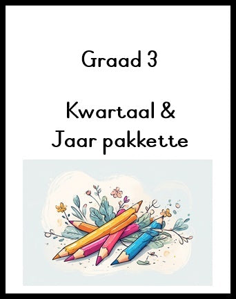 Graad 3 Opsommings (Afrikaans)
