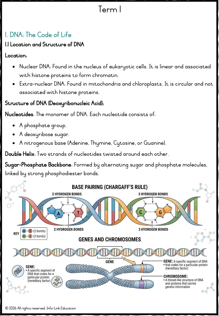 Grade 12 Life Sciences