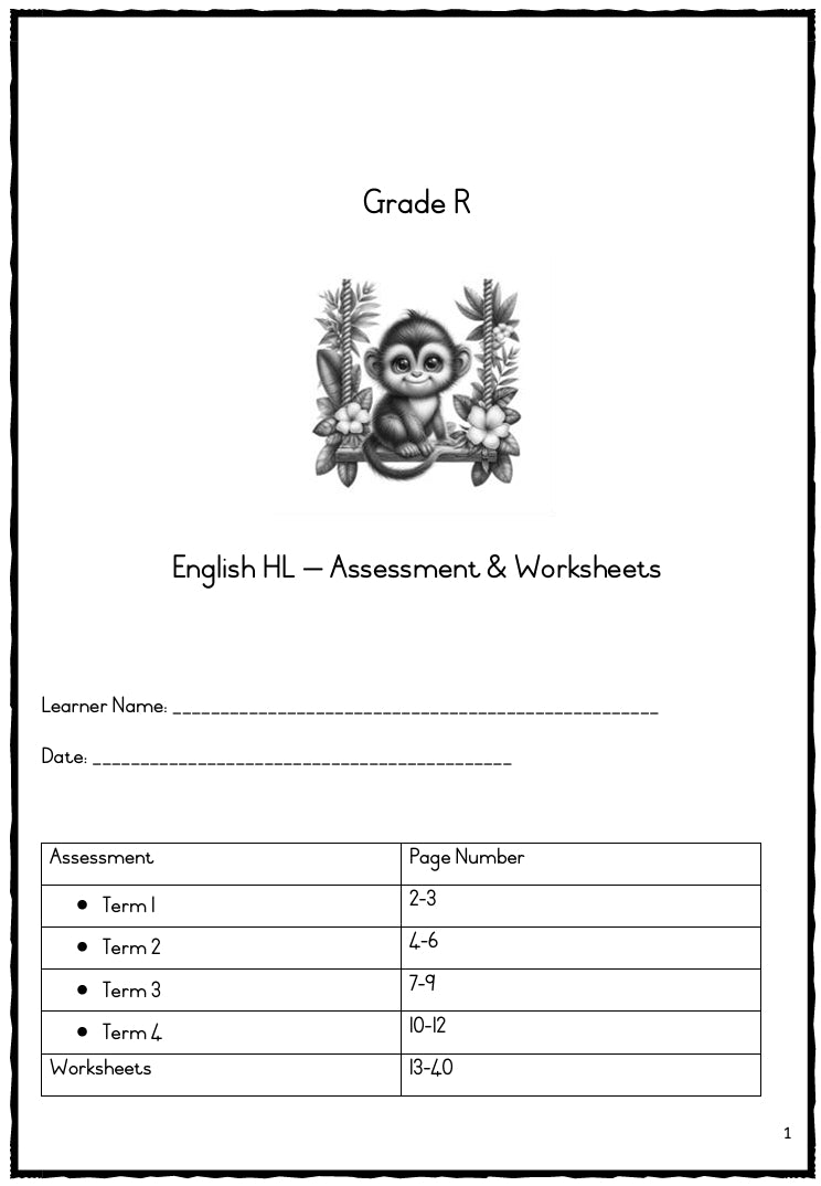 Grade R - Subjects