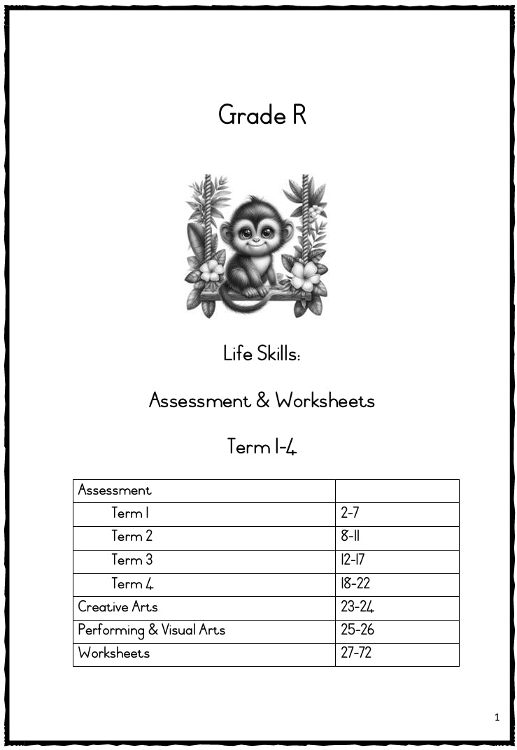 Grade R - Subjects