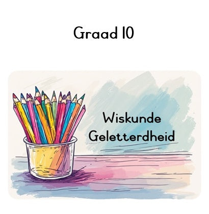 Graad 10 Wisk, Wisk Gelet of Tegniese Wiskunde