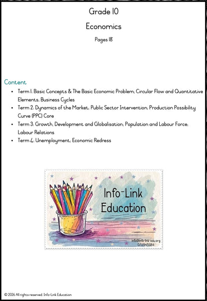 Grade 10 Economics