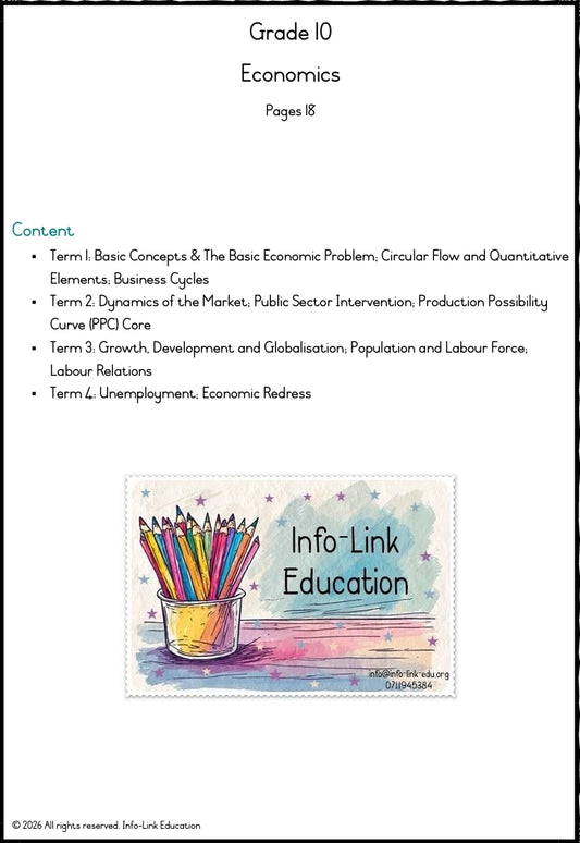 Grade 10 Economics