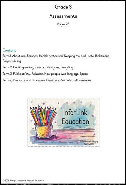 Grade 3 Term or Year Packages