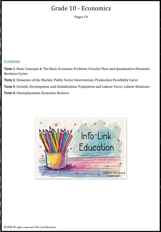 Grade 10 Economics