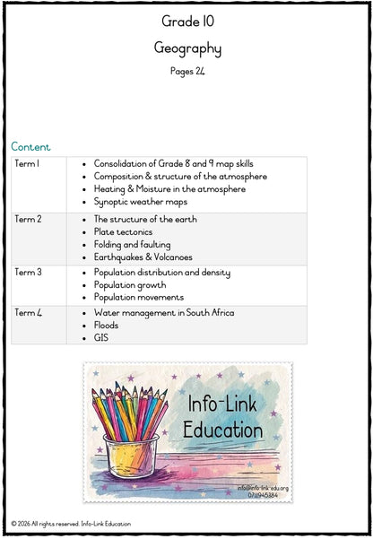 Grade 10 Geography