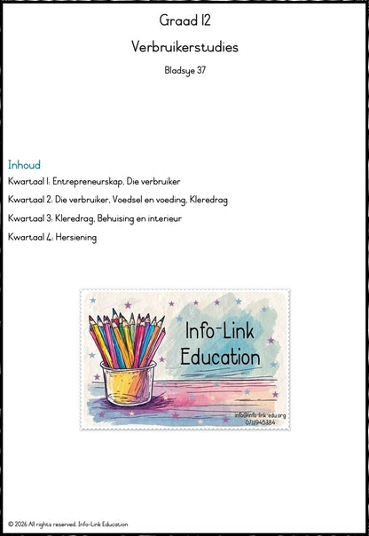 Graad 12 Verbruikerstudies