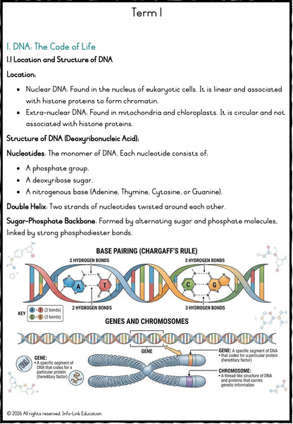 Grade 12 Life Sciences