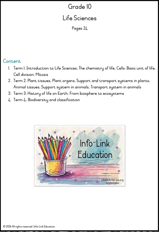 Grade 10 Life Sciences