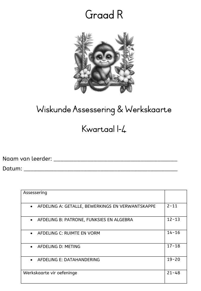 Graad R - Vakke