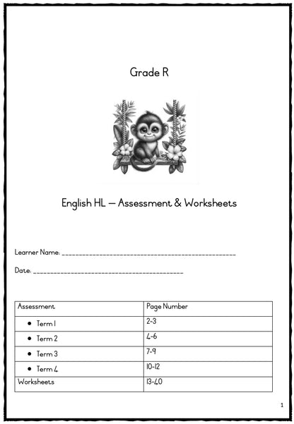 Grade R - Subjects